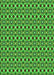 Patterned Neon Green Rug, pat342grn