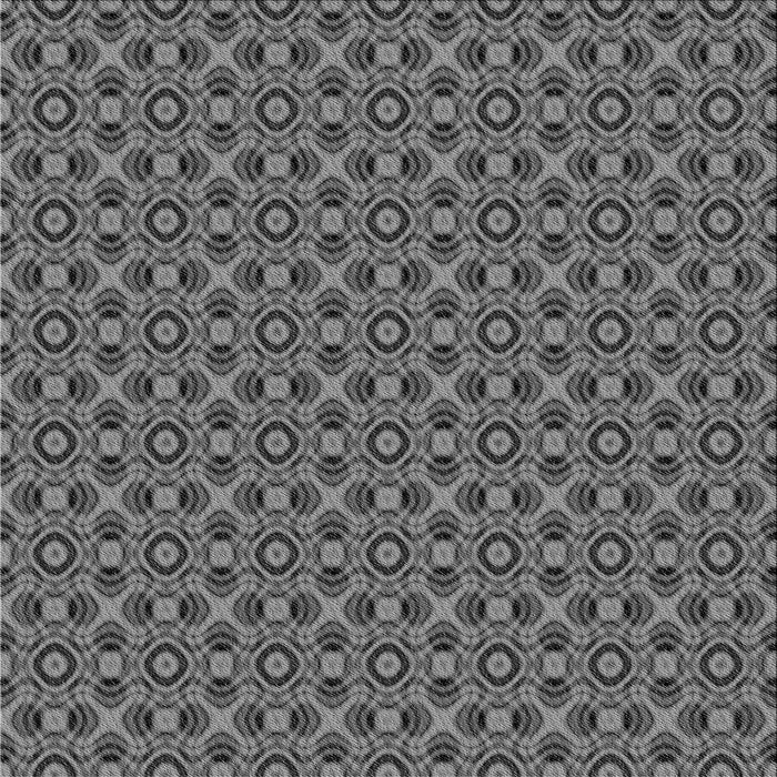 Round Patterned Gunmetal Gray Rug, pat342gry