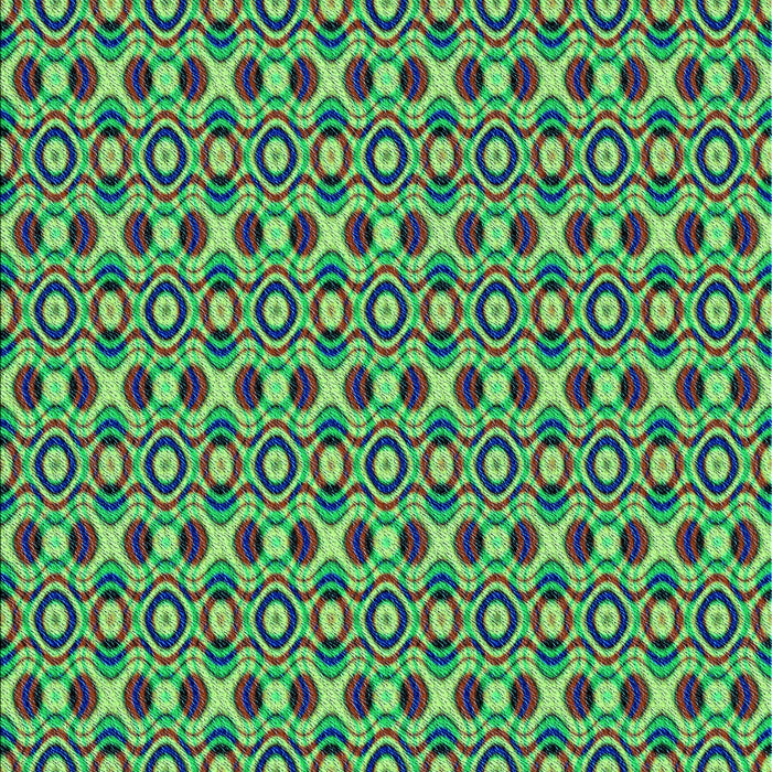 Patterned Green Rug, pat342lblu