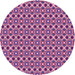 Square Machine Washable Transitional Dark Magenta Purple Rug in a Living Room, wshpat342pur