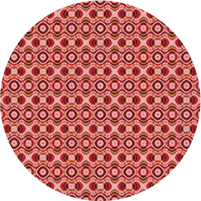 Square Machine Washable Transitional Orange Rug in a Living Room, wshpat342rd