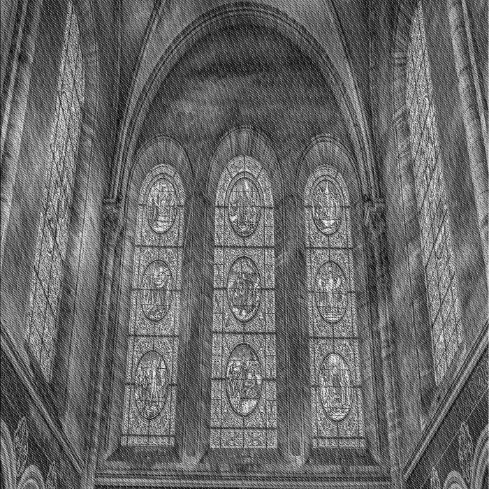 Patterned Dark Gray Black Rug, pat3422gry