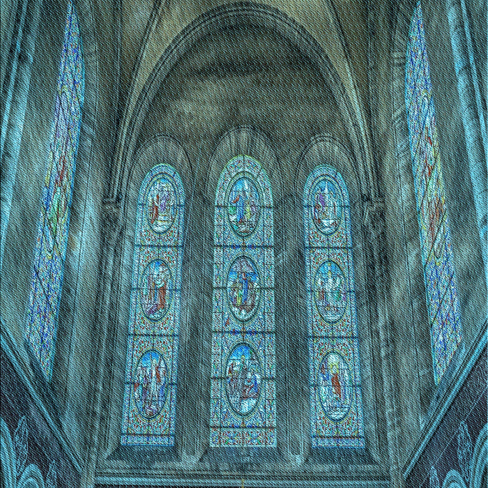 Machine Washable Transitional Dark Blue Grey Blue Rug, wshpat3422lblu