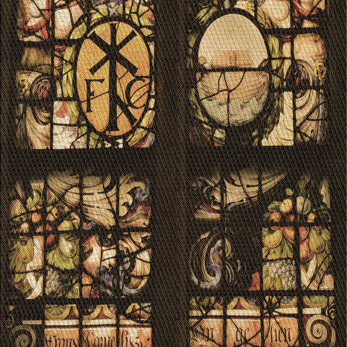 Patterned Light Brown Rug, pat3424brn