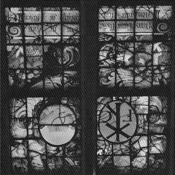 Round Patterned Gray Rug, pat3424gry