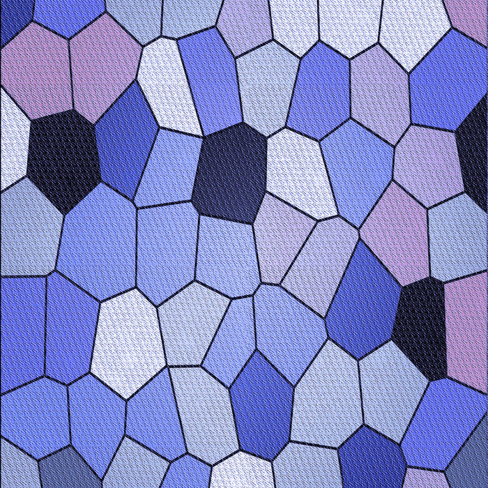 Patterned Jeans Blue Rug, pat3425blu