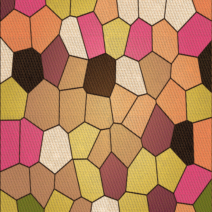 Patterned Yellow Rug, pat3425org