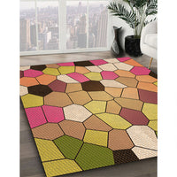 Patterned Yellow Rug, pat3425org