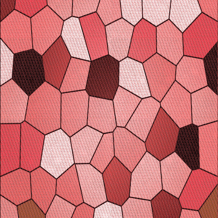 Machine Washable Transitional Red Rug, wshpat3425rd