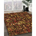Machine Washable Transitional Sedona Brown Rug in a Family Room, wshpat3426org