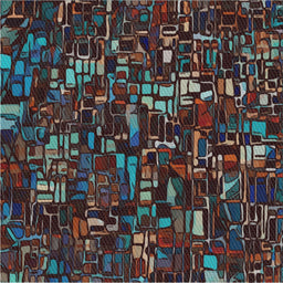 Sideview of Machine Washable Transitional Chocolate Brown Rug, wshpat3426
