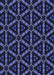 Patterned Night Blue Rug, pat3427blu