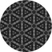 Square Machine Washable Transitional Black Rug in a Living Room, wshpat3427gry