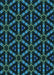 Patterned Deep Teal Green Rug, pat3427lblu