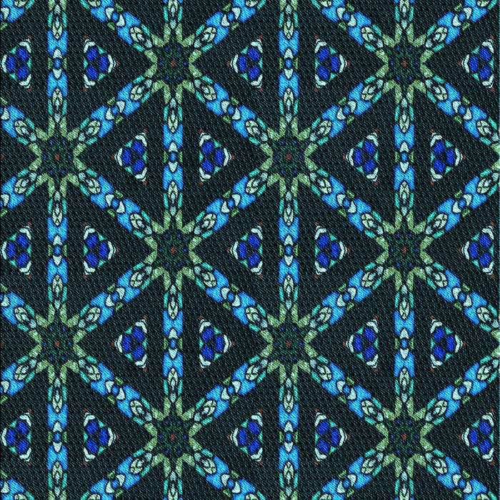 Patterned Deep Teal Green Rug, pat3427lblu