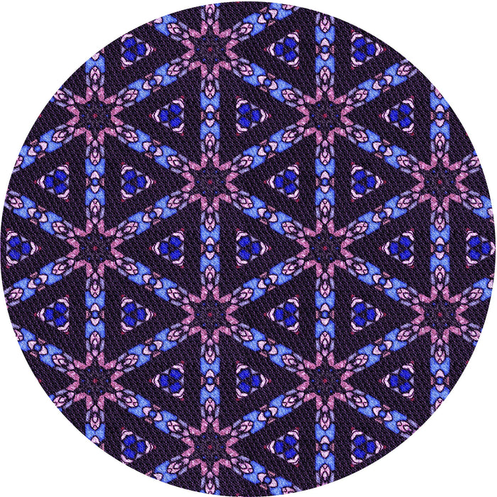 Square Machine Washable Transitional Purple Sage Bush Purple Rug in a Living Room, wshpat3427pur