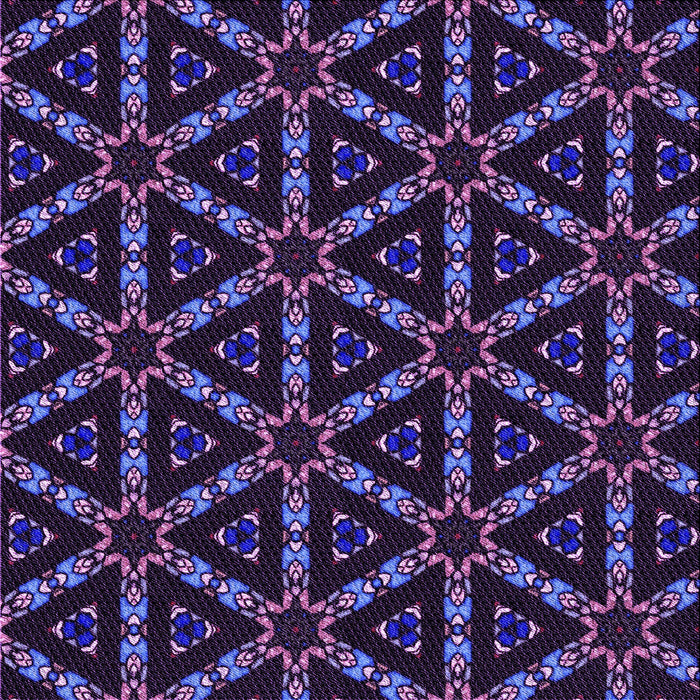 Round Patterned Purple Sage Bush Purple Rug, pat3427pur