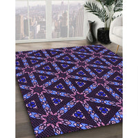 Patterned Purple Sage Bush Purple Rug, pat3427pur