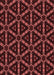 Patterned Cherry Red Rug, pat3427rd