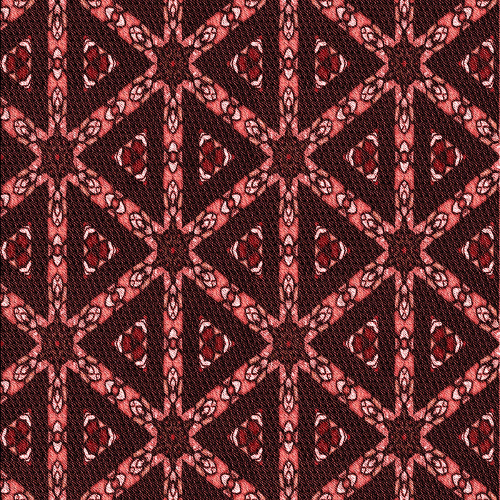 Patterned Cherry Red Rug, pat3427rd