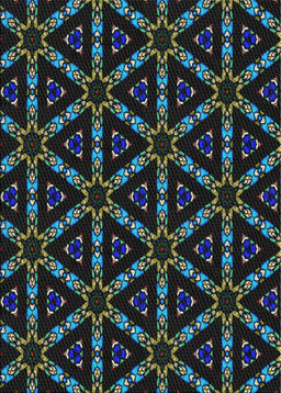 Patterned Green Novelty Rug, pat3427