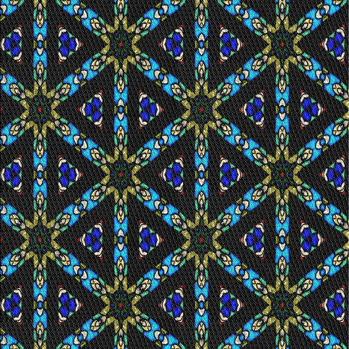 Patterned Green Novelty Rug, pat3427