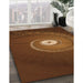 Machine Washable Transitional Red Rug in a Family Room, wshpat3428org