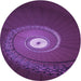 Square Patterned Dark Orchid Purple Rug, pat3428pur