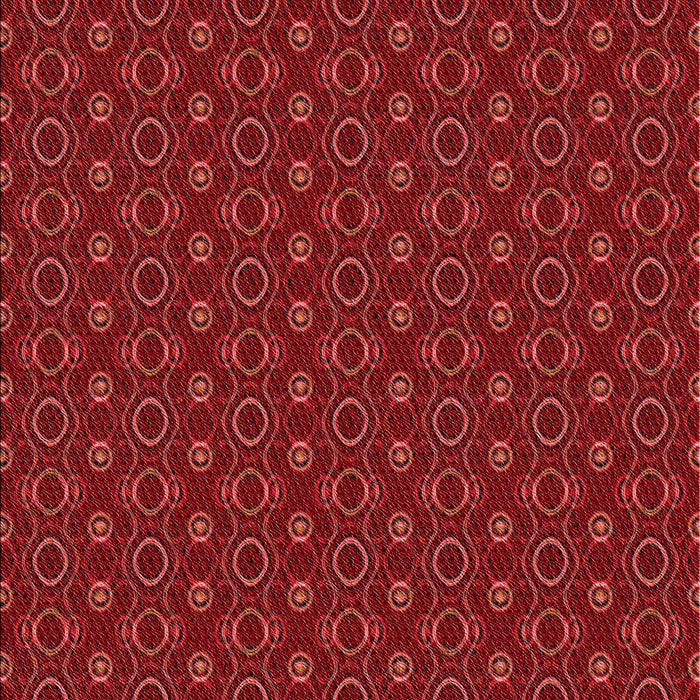 Patterned Red Rug, pat343rd