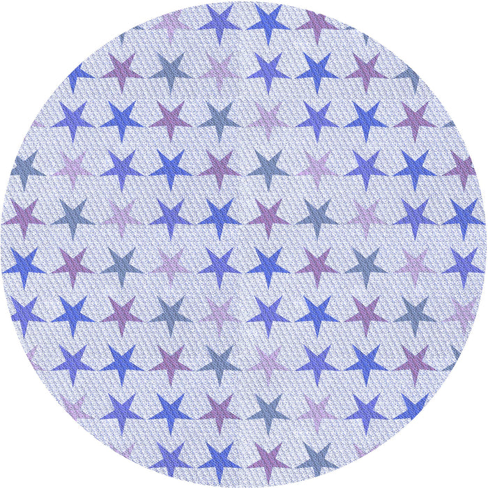 Square Patterned Lavender Blue Rug, pat3430blu