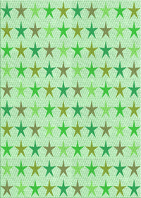 Machine Washable Transitional Light Green Rug, wshpat3430grn