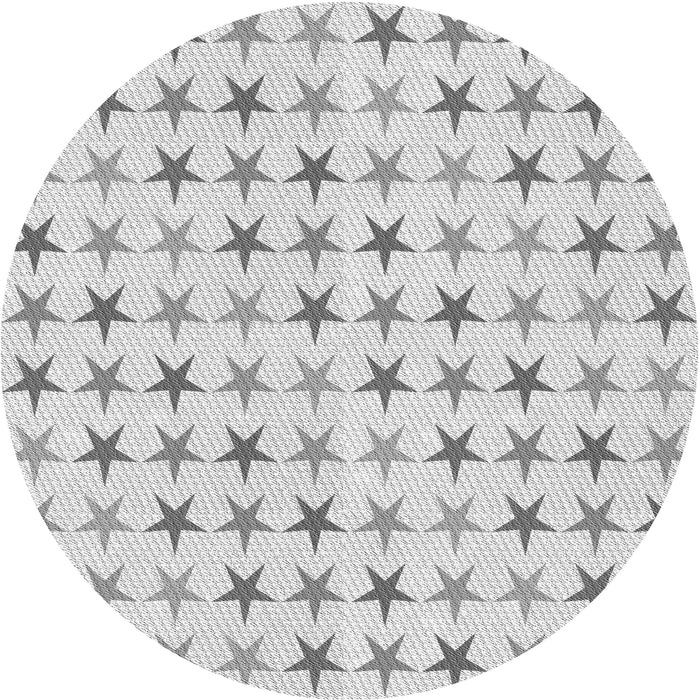 Square Patterned Platinum Gray Rug, pat3430gry