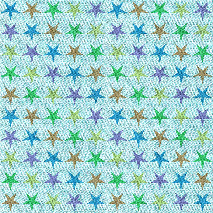 Round Patterned Light Aquamarine Green Rug, pat3430lblu