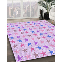 Patterned Purple Rug, pat3430pur