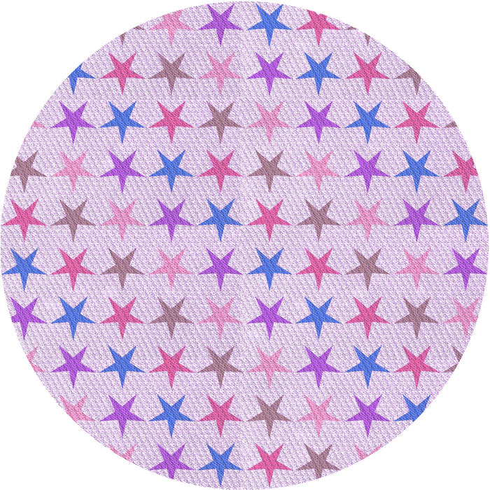 Square Patterned Purple Rug, pat3430pur