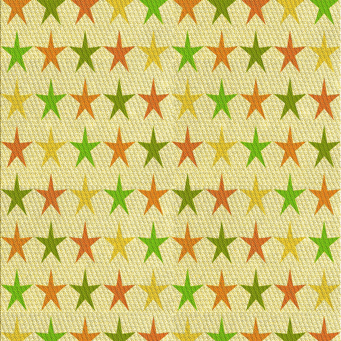 Patterned Orange Gold Rug, pat3430yw