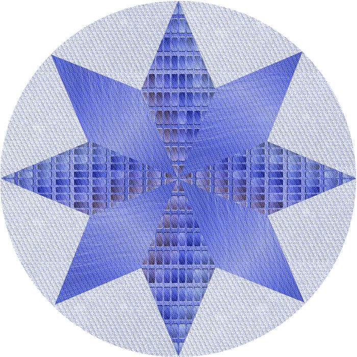 Square Machine Washable Transitional Blue Rug in a Living Room, wshpat3431blu