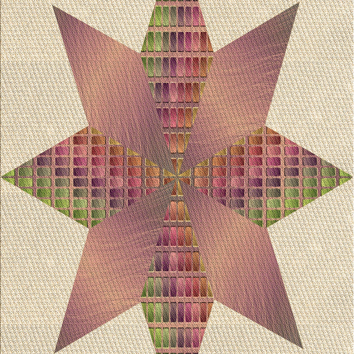 Patterned Golden Blonde Gold Rug, pat3431brn