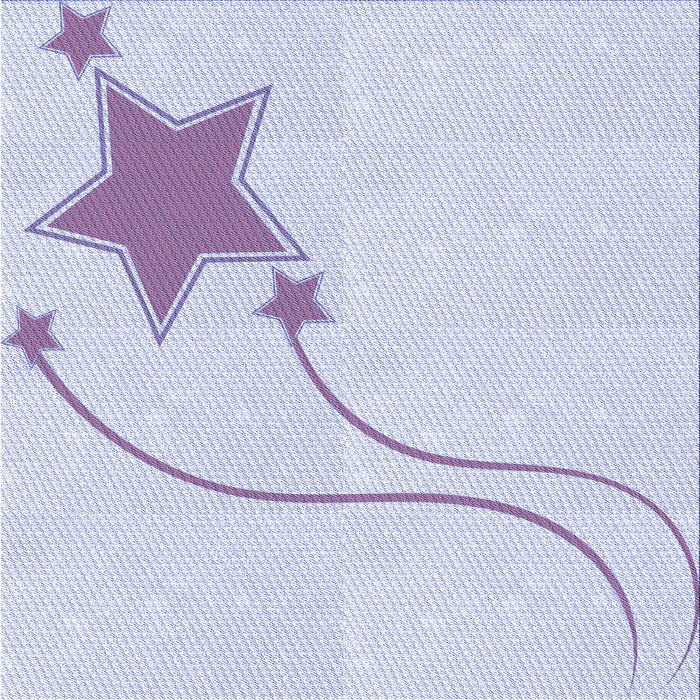 Round Patterned Lavender Blue Rug, pat3432blu