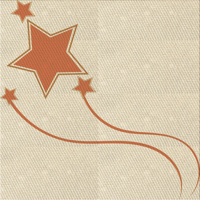 Round Patterned Moccasin Beige Rug, pat3432brn