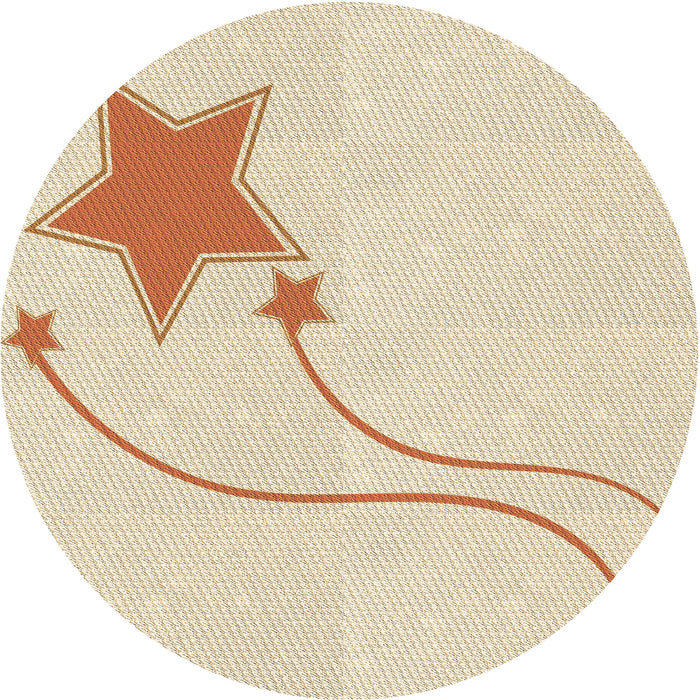 Square Patterned Moccasin Beige Rug, pat3432brn