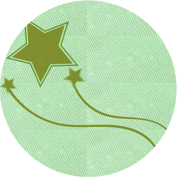 Square Machine Washable Transitional Mint Green Rug in a Living Room, wshpat3432grn