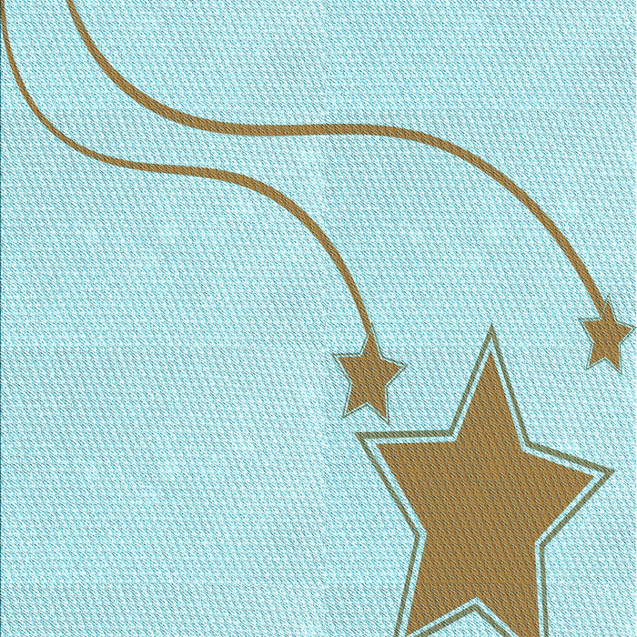 Patterned Northern Lights Blue Rug, pat3432lblu