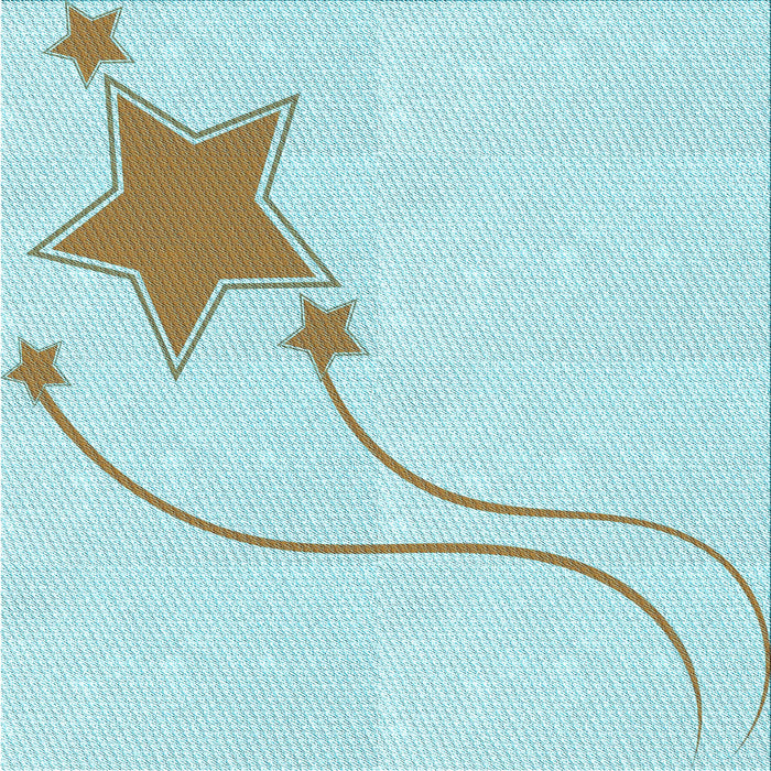 Round Patterned Northern Lights Blue Rug, pat3432lblu