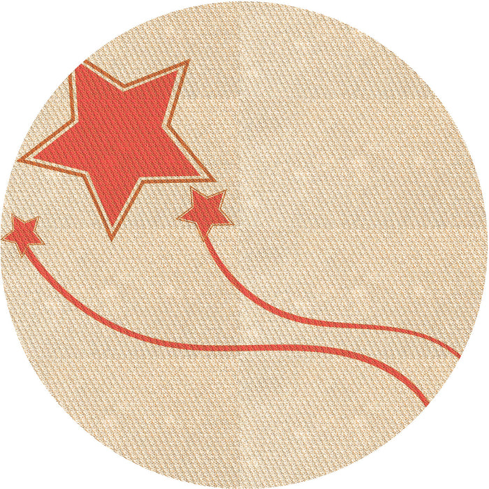 Square Patterned Moccasin Beige Rug, pat3432org