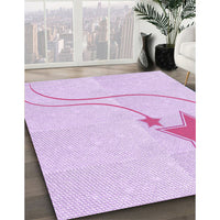 Patterned Violet Purple Rug, pat3432pur