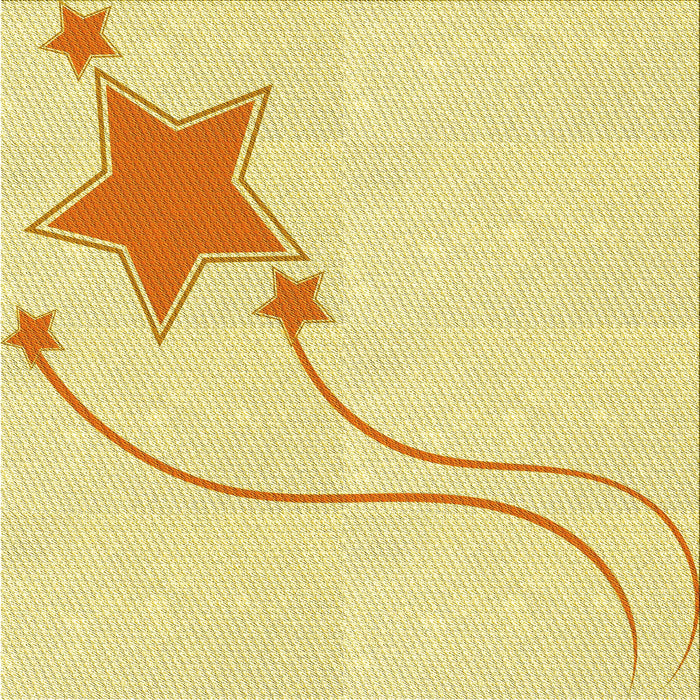 Round Patterned Yellow Rug, pat3432yw