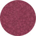 Square Machine Washable Transitional Crimson Red Rug in a Living Room, wshpat3433brn