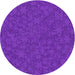 Square Machine Washable Transitional Neon Purple Rug in a Living Room, wshpat3433pur