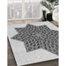Patterned Gray Rug in Family Room, pat3434gry